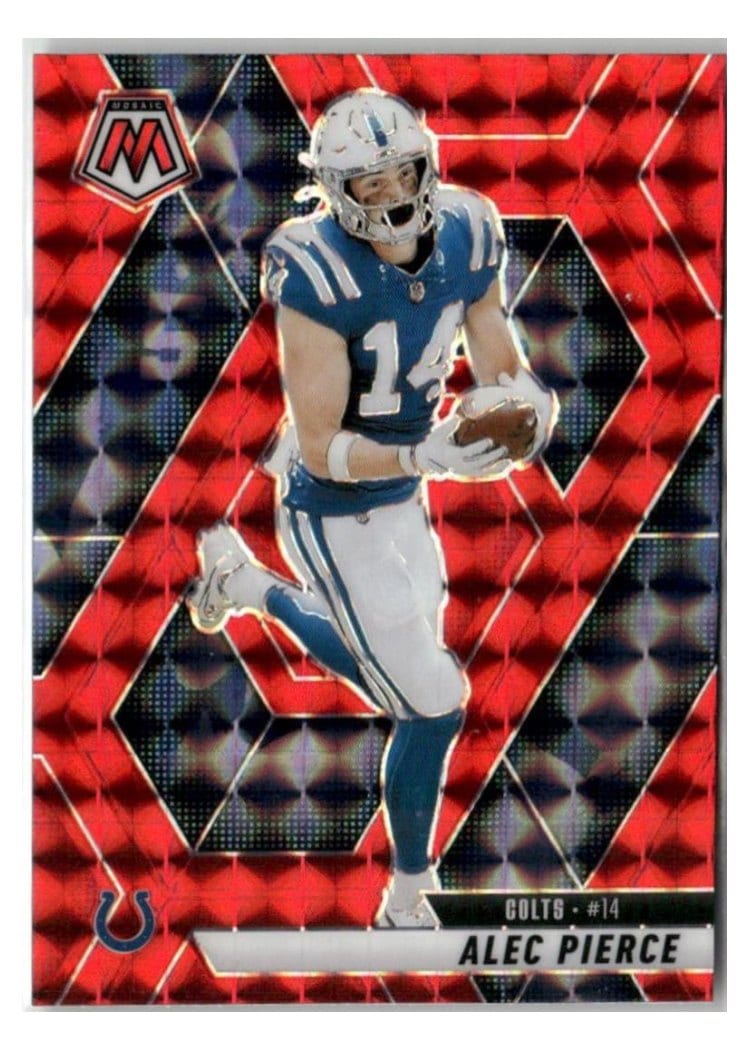 2025 Panini Mosaic Base Set Alec Pierce #76 card