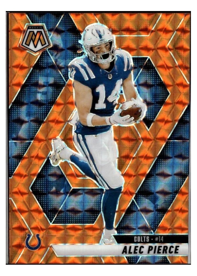 2025 Panini Mosaic Base Set Alec Pierce #76 card