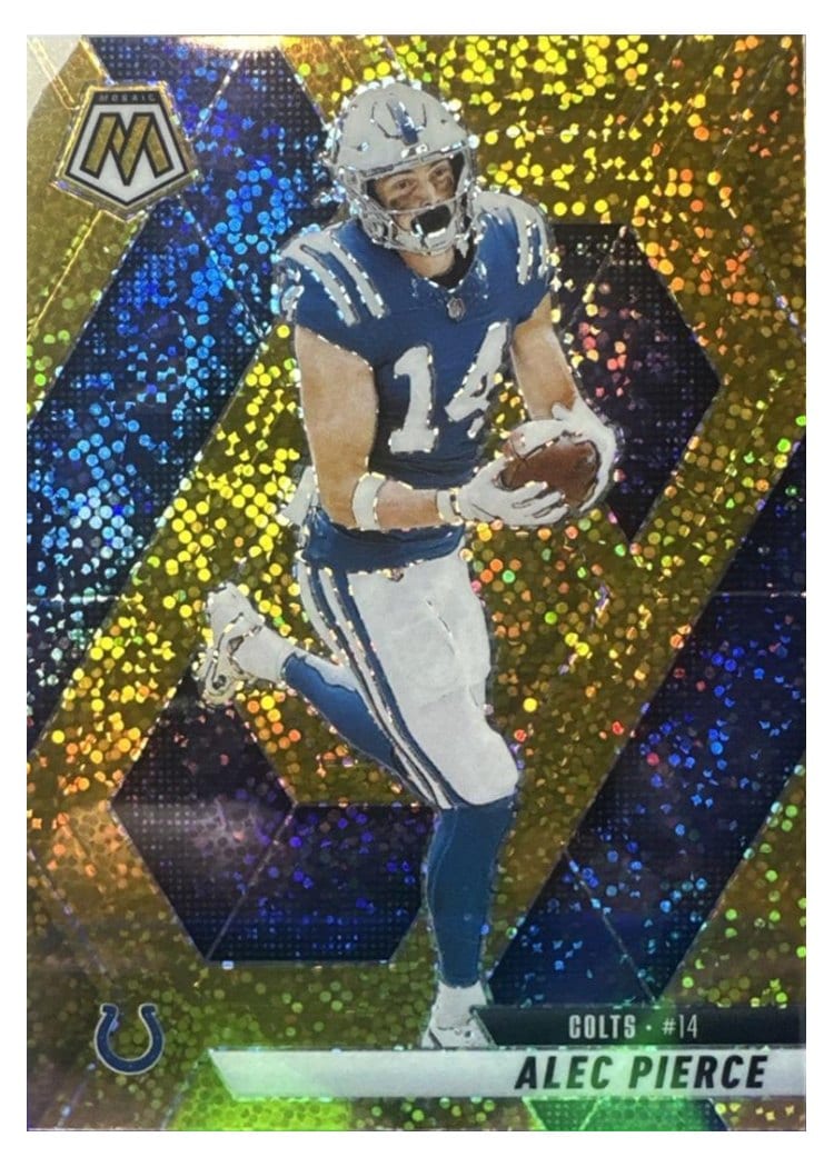 2025 Panini Mosaic Base Set Alec Pierce #76 card