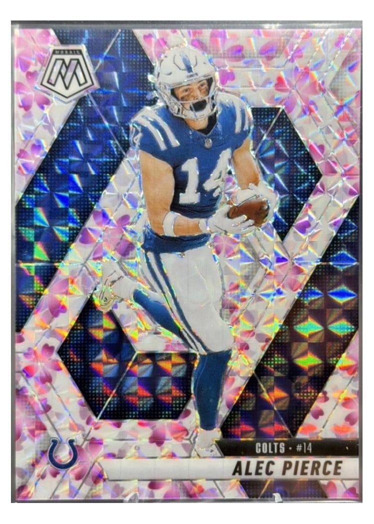 2025 Panini Mosaic Base Set Alec Pierce #76 card