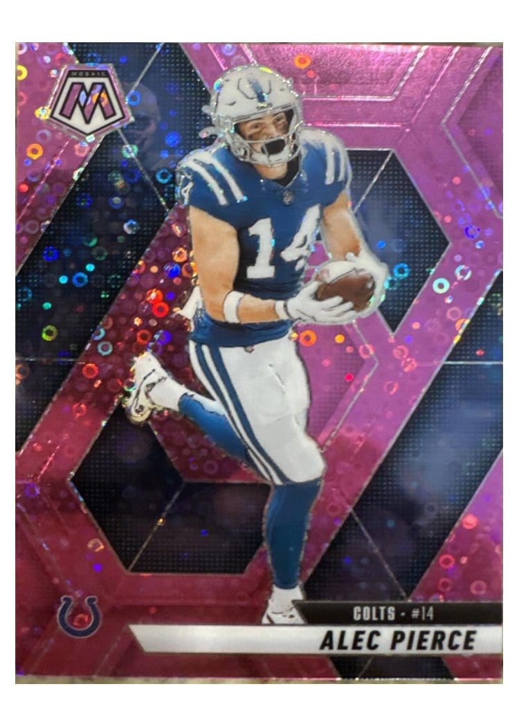 2025 Panini Mosaic Base Set Alec Pierce #76 card