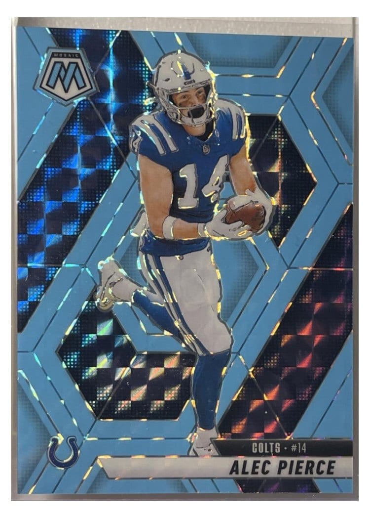 2025 Panini Mosaic Base Set Alec Pierce #76 card