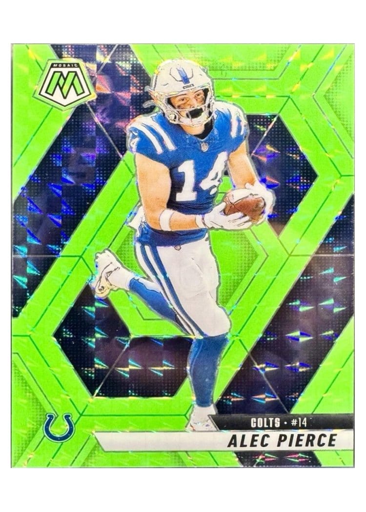 2025 Panini Mosaic Base Set Alec Pierce #76 card