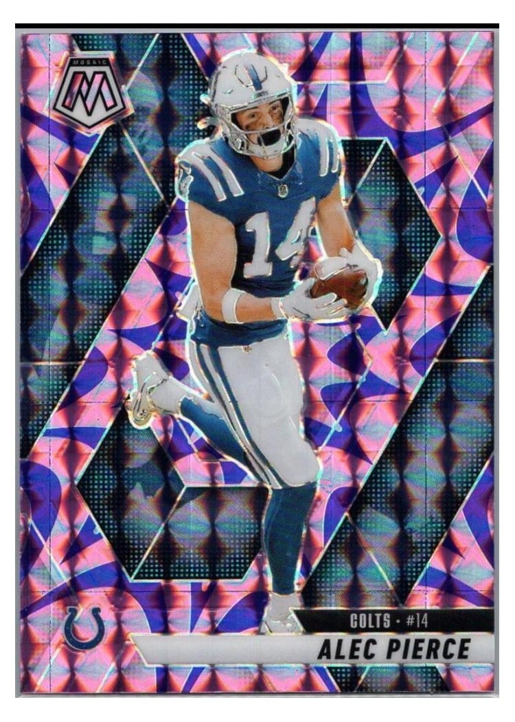 2025 Panini Mosaic Base Set Alec Pierce #76 card