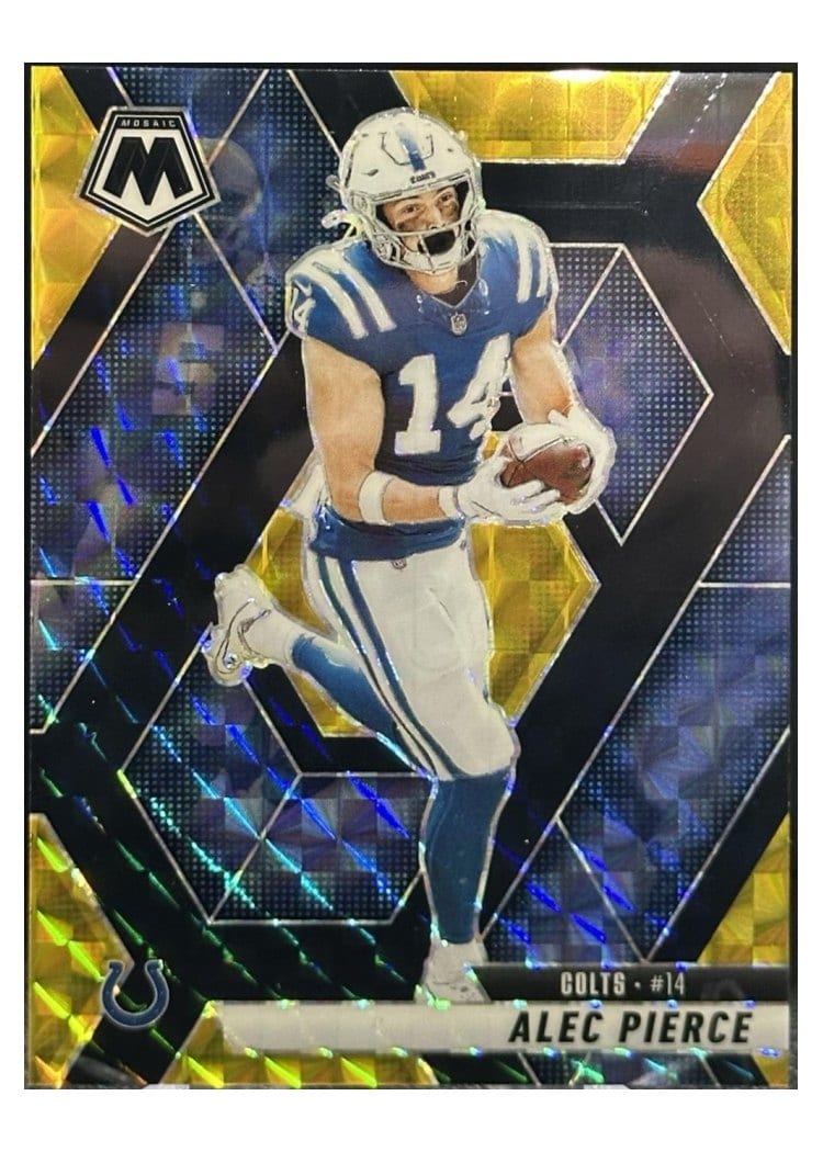 2025 Panini Mosaic Base Set Alec Pierce #76 card