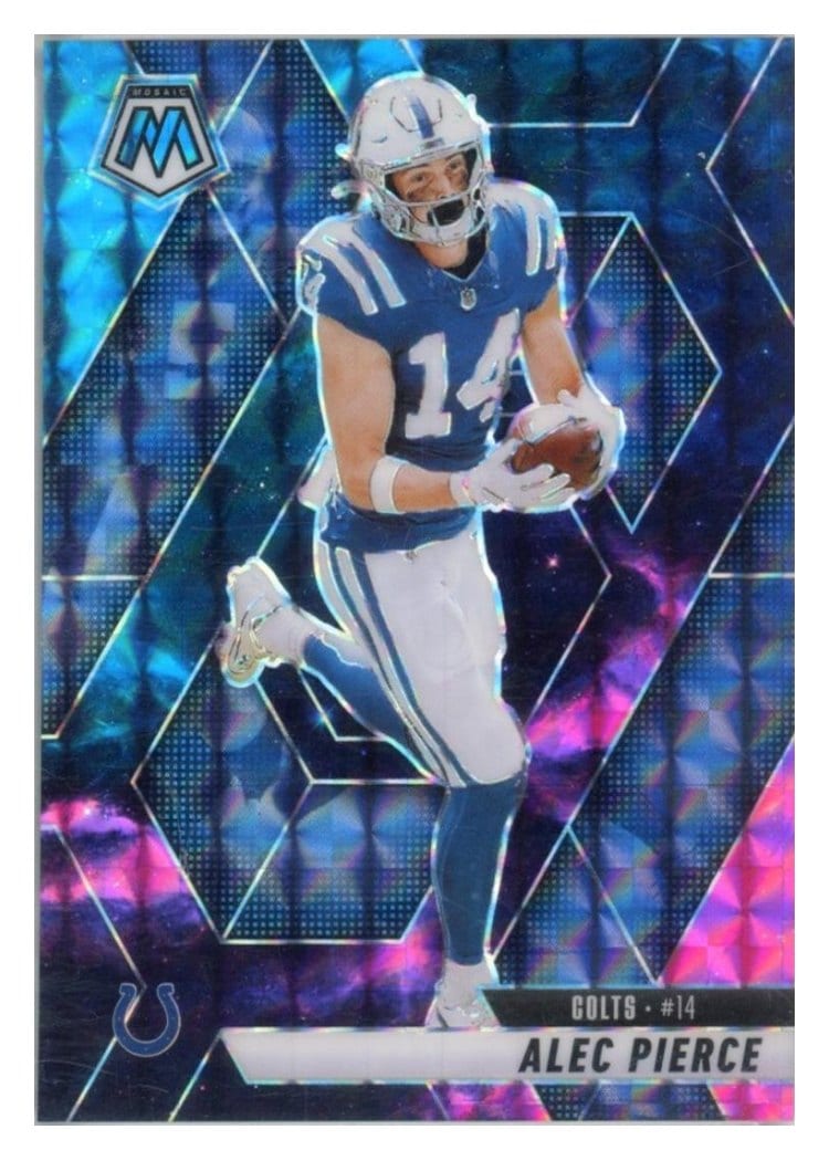 2025 Panini Mosaic Base Set Alec Pierce #76 card