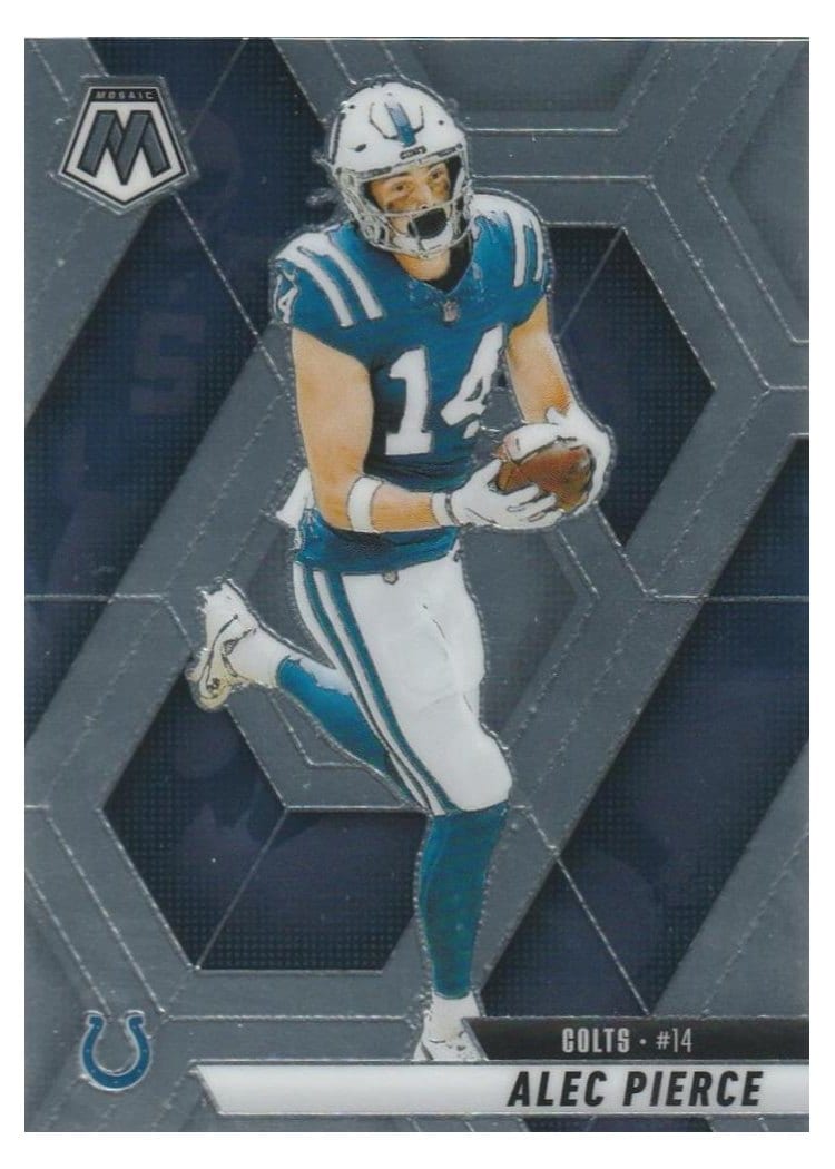 2025 Panini Mosaic Base Set Alec Pierce #76 card