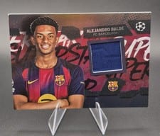 2025-26 Topps UEFA Club Competitions Topps Superstar Relics Alejandro Balde #TSR-AB