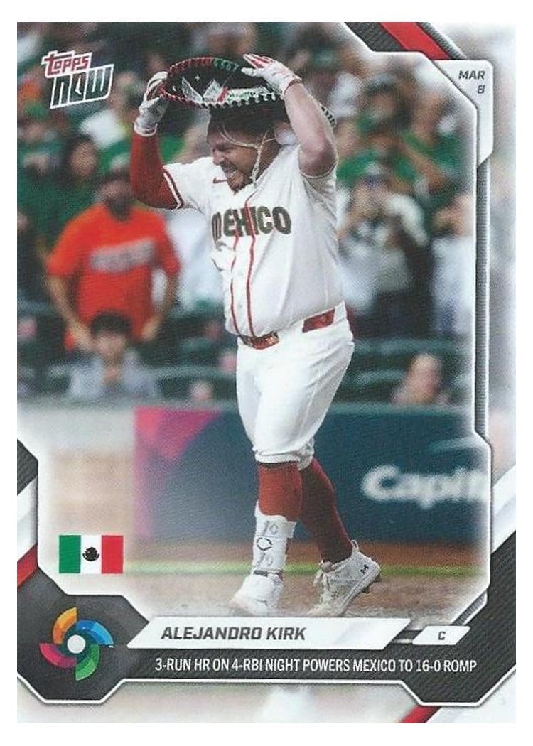 2026 Topps Now WBC Alejandro Kirk #WB17 card
