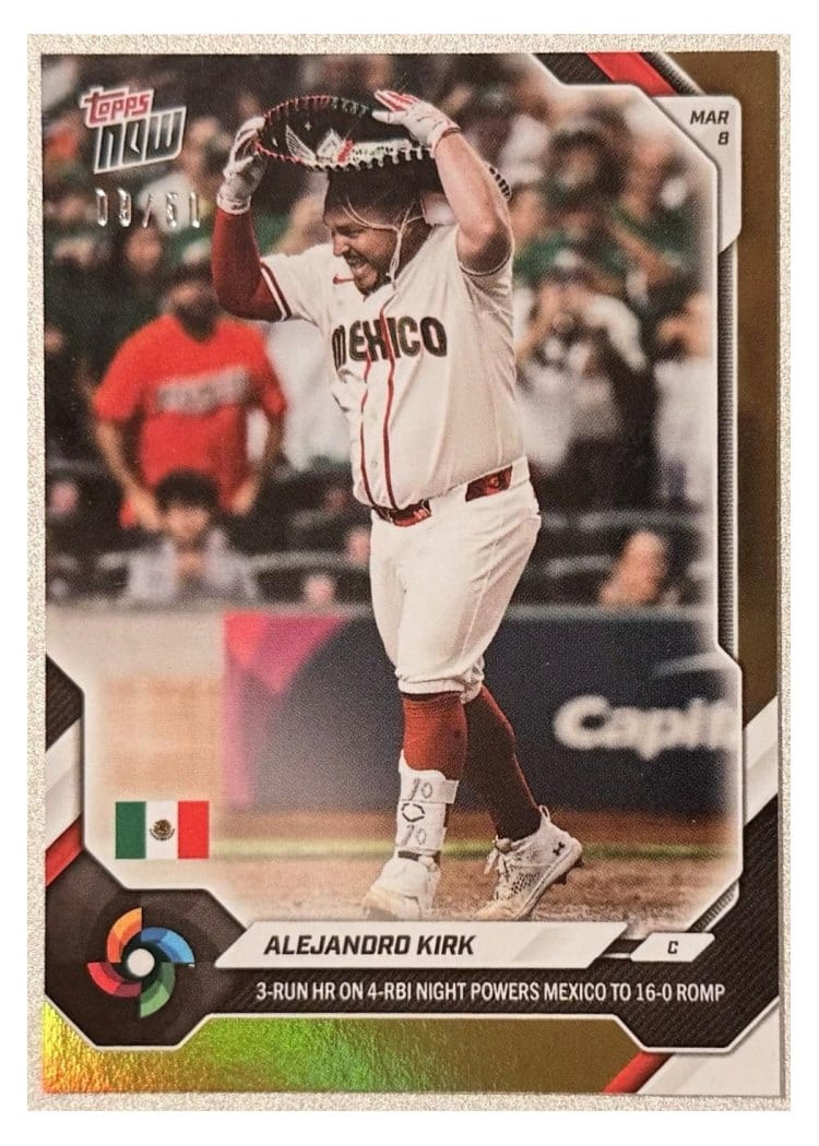 2026 Topps Now WBC Alejandro Kirk #WB17 card