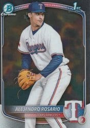 2025 Bowman Chrome Prospects Alejandro Rosario #BCP-125 card