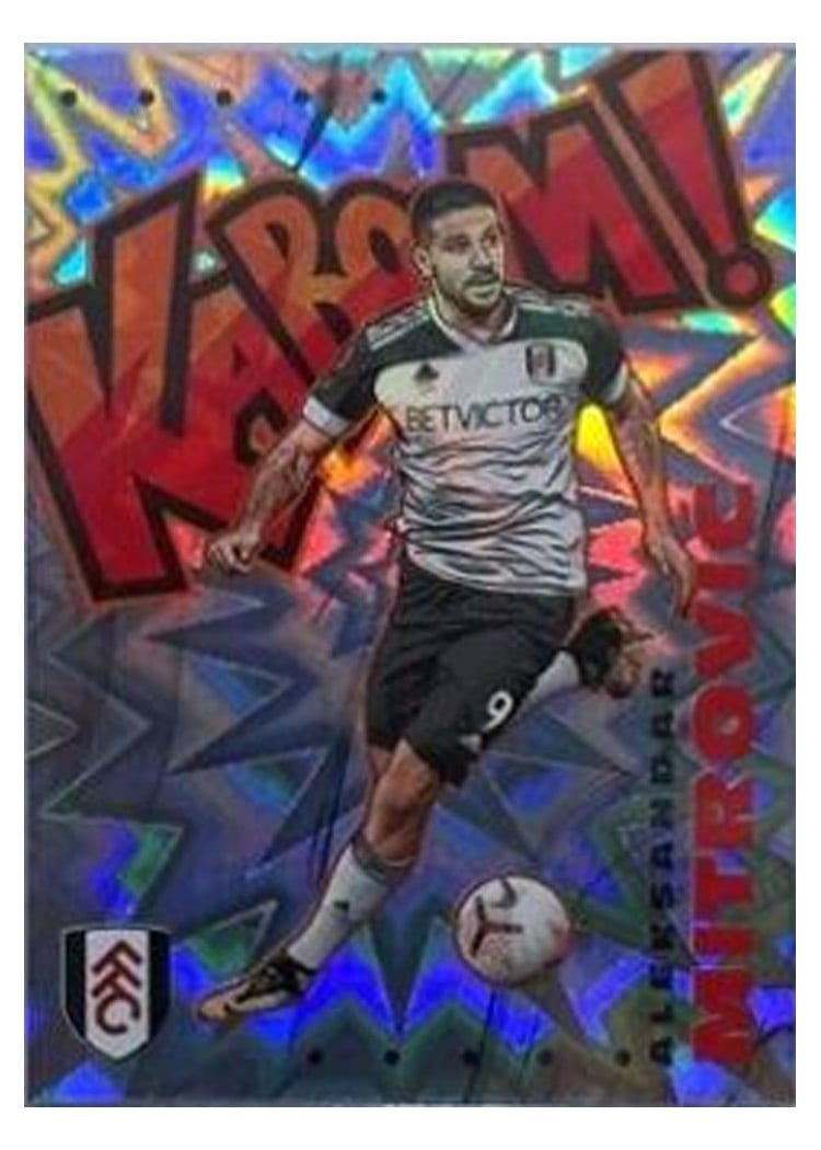 2020 Panini Prizm Premier League Kaboom Aleksandar Mitrovic #14 card