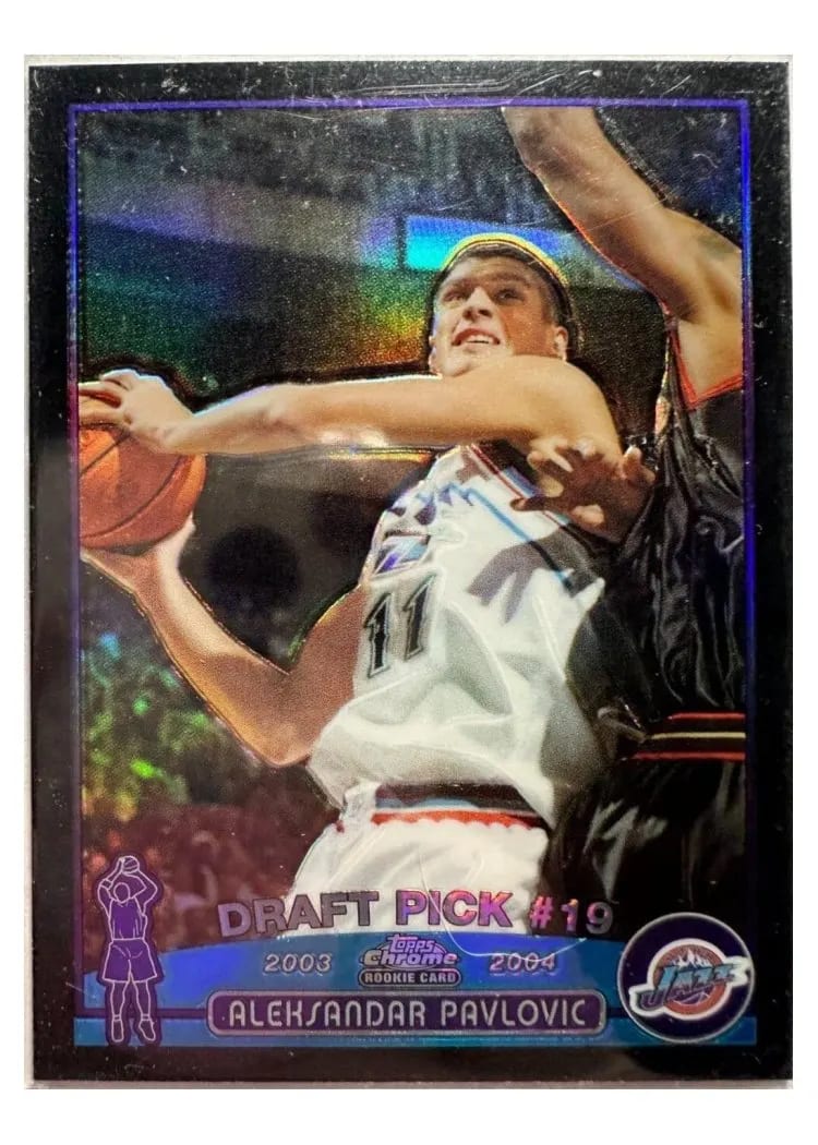 2003 Topps Chrome Aleksandar Pavlovic #129 card