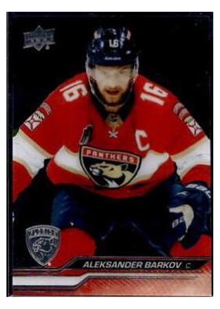 2023-24 Upper Deck Base Set Aleksander Barkov Clear Cut #325 card