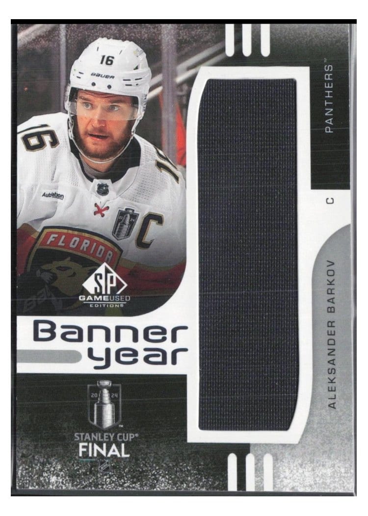2024-25 SP Game Used 2024 Stanley Cup Finals Banner Year Relics Aleksander Barkov #BYSC-AB card