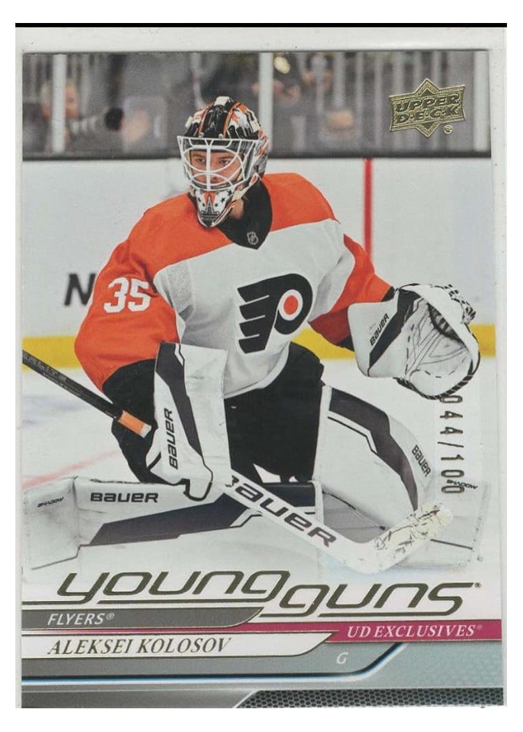 2024-25 Upper Deck Base Set Aleksei Kolosov Exclusive #490 card