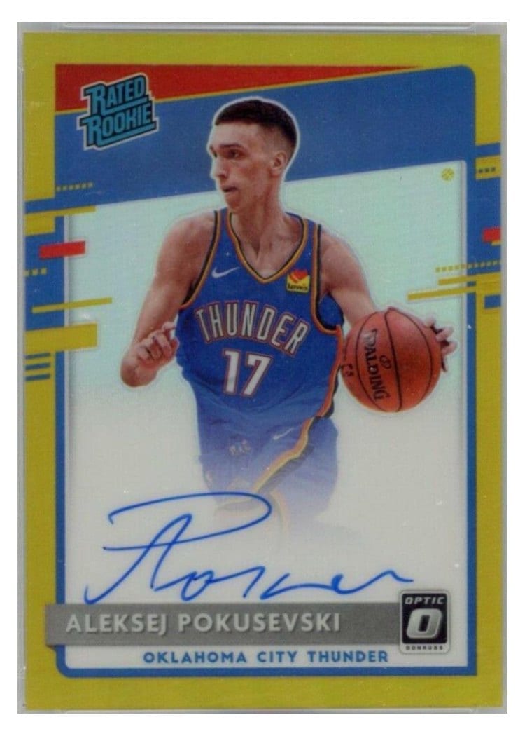 2020-21 Donruss Optic Base Set Aleksej Pokusevski #167 card