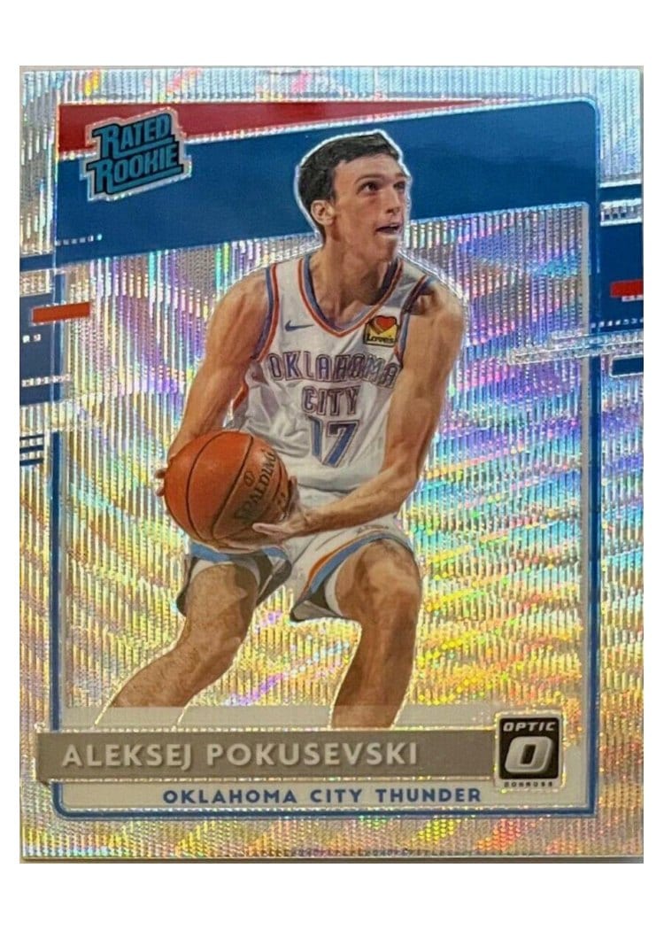 2020-21 Donruss Optic Base Set Aleksej Pokusevski #167 card