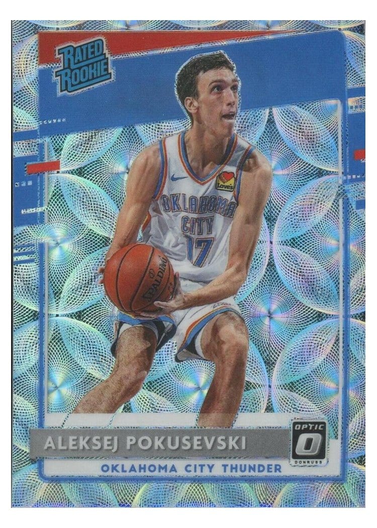 2020-21 Donruss Optic Base Set Aleksej Pokusevski #167 card