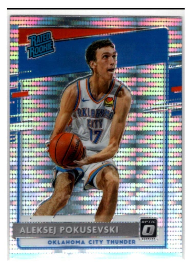 2020-21 Donruss Optic Base Set Aleksej Pokusevski #167 card