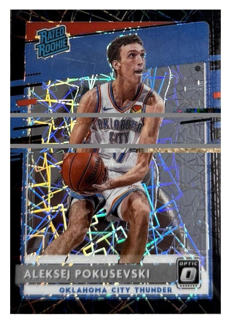 2020-21 Donruss Optic Base Set Aleksej Pokusevski #167 card
