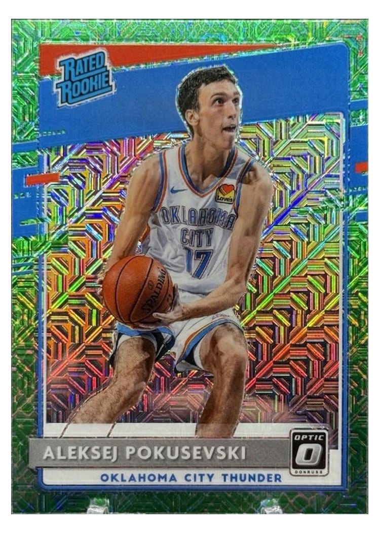 2020-21 Donruss Optic Base Set Aleksej Pokusevski #167 card