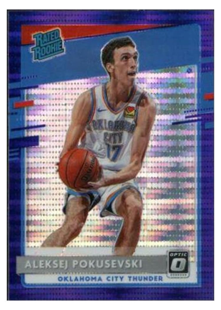 2020-21 Donruss Optic Base Set Aleksej Pokusevski #167 card