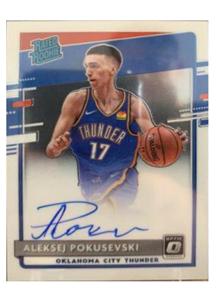 2020-21 Donruss Optic Base Set Aleksej Pokusevski #167 card