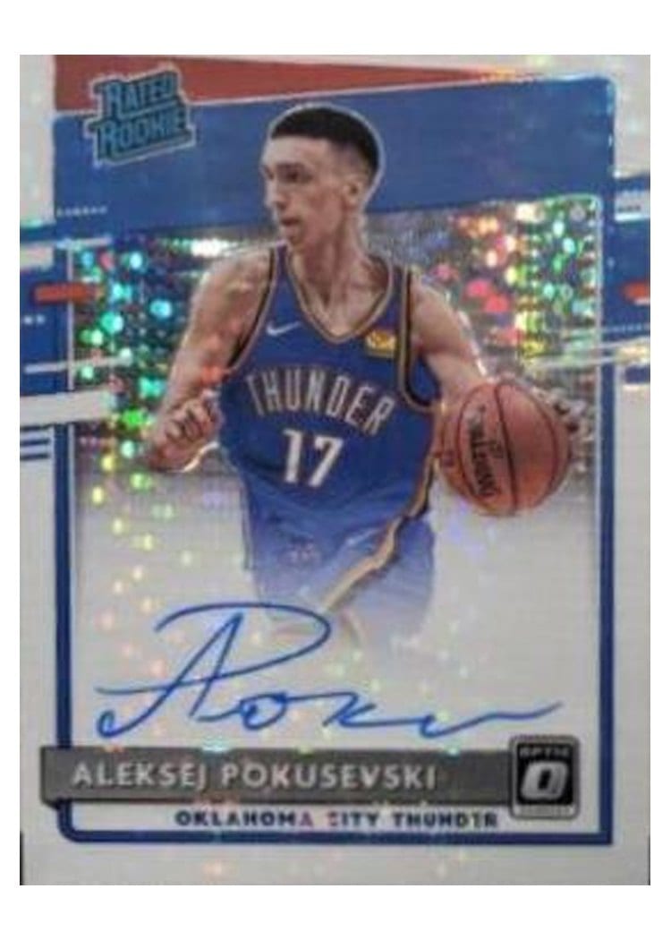 2020-21 Donruss Optic Base Set Aleksej Pokusevski #167 card