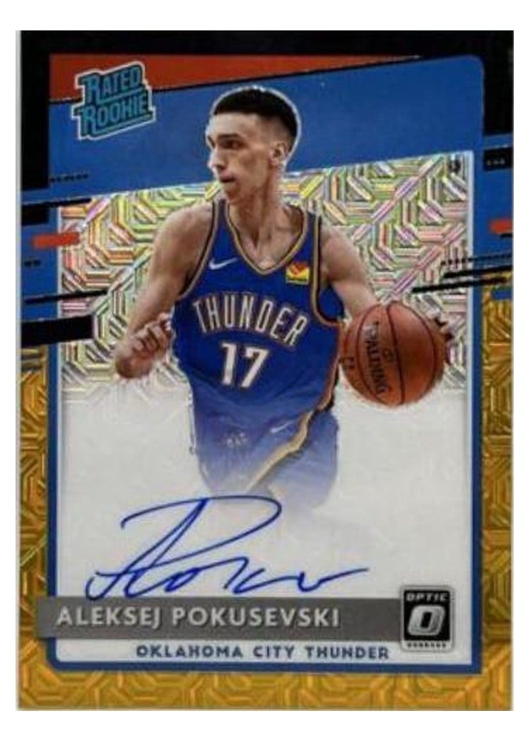 2020-21 Donruss Optic Base Set Aleksej Pokusevski #167 card