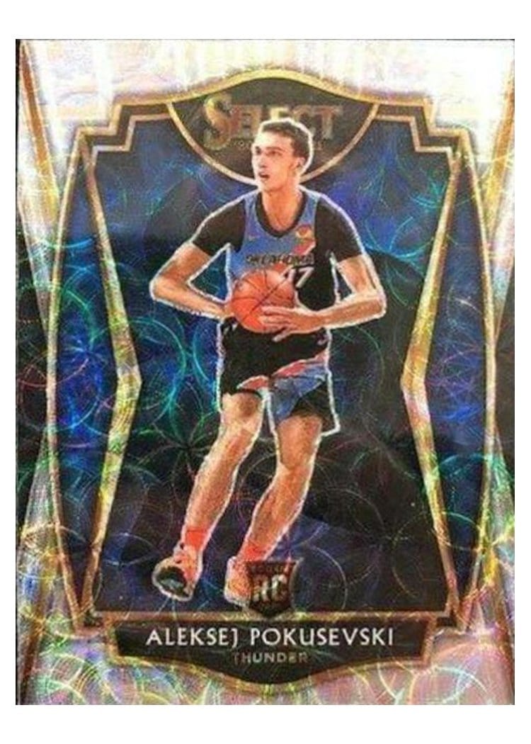 2020-21 Panini Select Base Set Aleksej Pokusevski #176 card