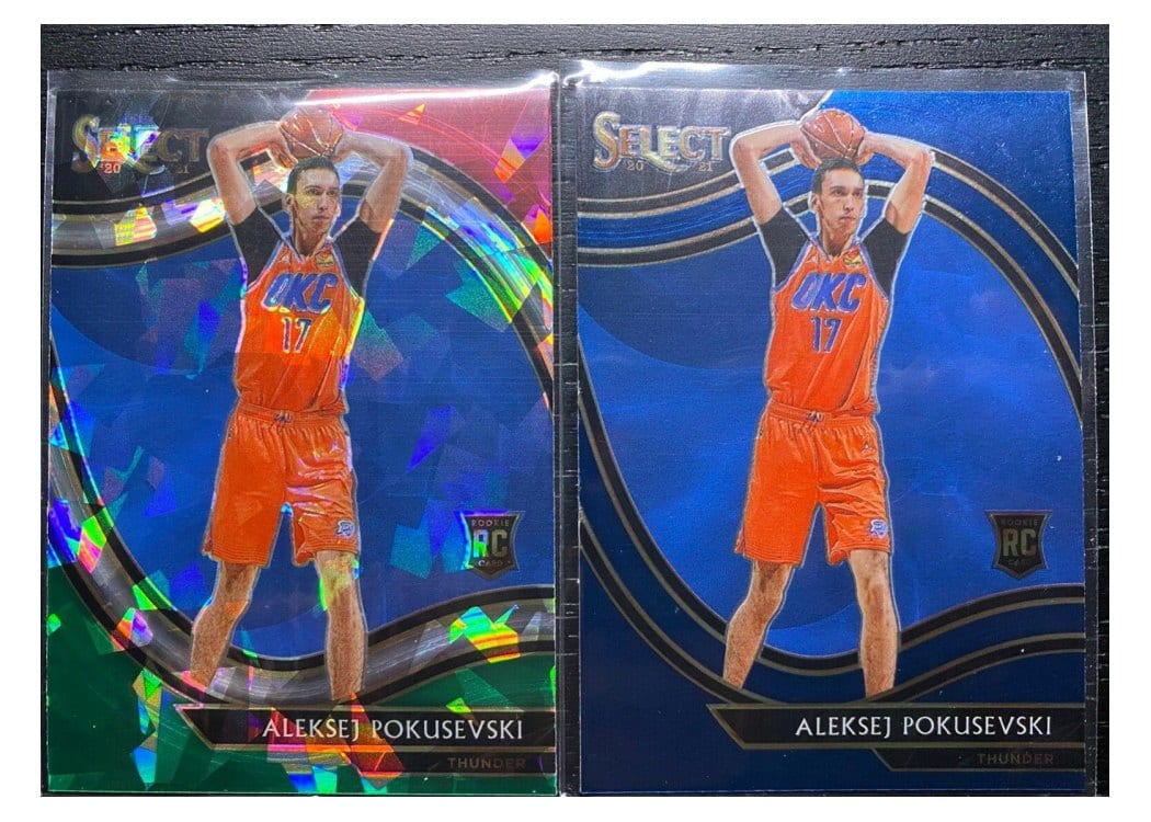 2020-21 Panini Select Base Set Aleksej Pokusevski #284 card