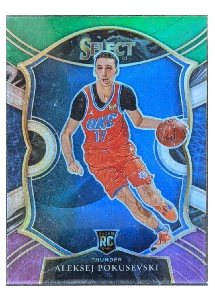 2020-21 Panini Select Base Set Aleksej Pokusevski #284 card