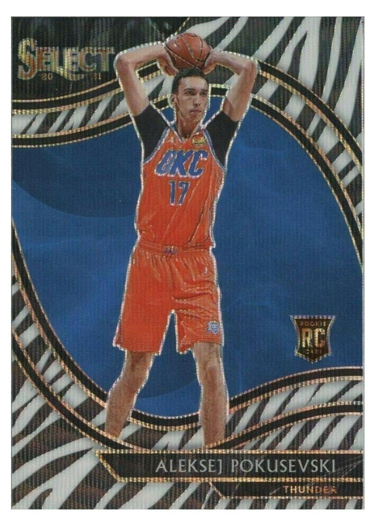 2020-21 Panini Select Base Set Aleksej Pokusevski #284 card