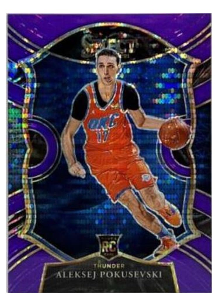 2020-21 Panini Select Base Set Aleksej Pokusevski #77 card