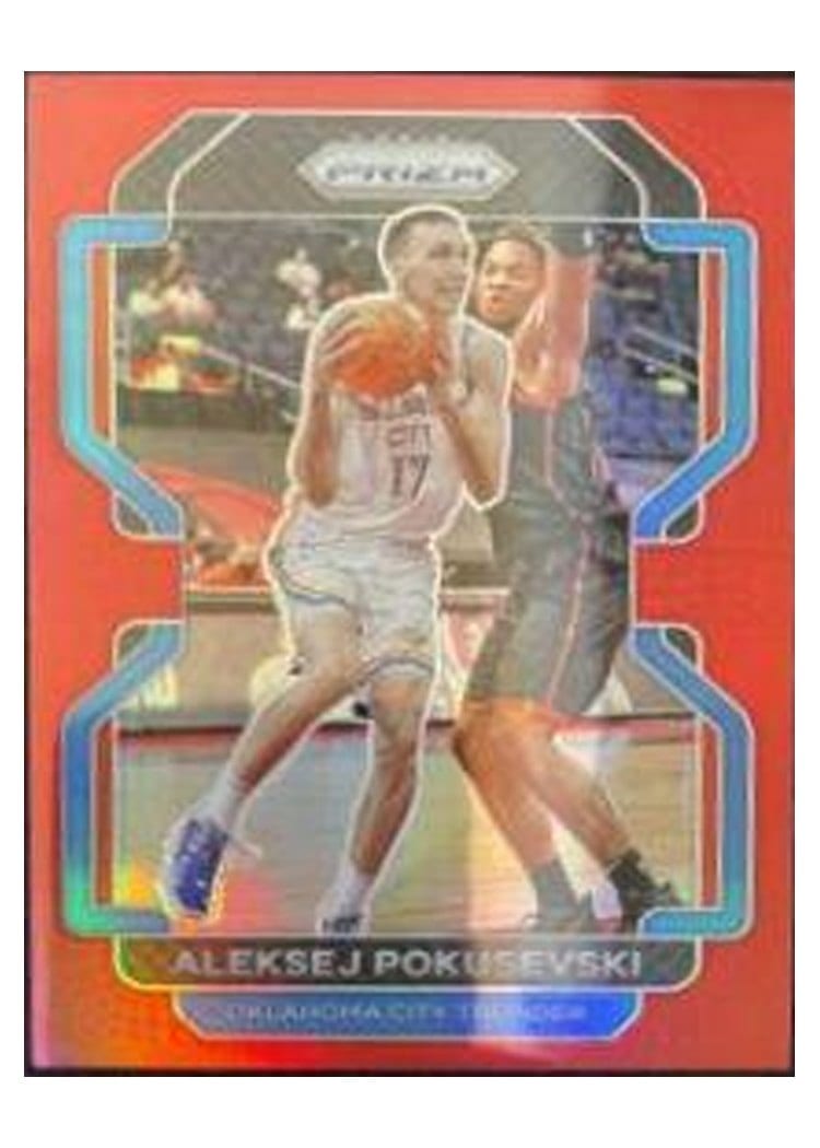 2021-22 Panini Prizm Base Set Aleksej Pokusevski #225 card