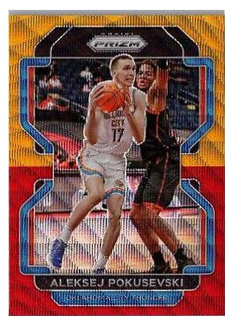 2021-22 Panini Prizm Base Set Aleksej Pokusevski #225 card
