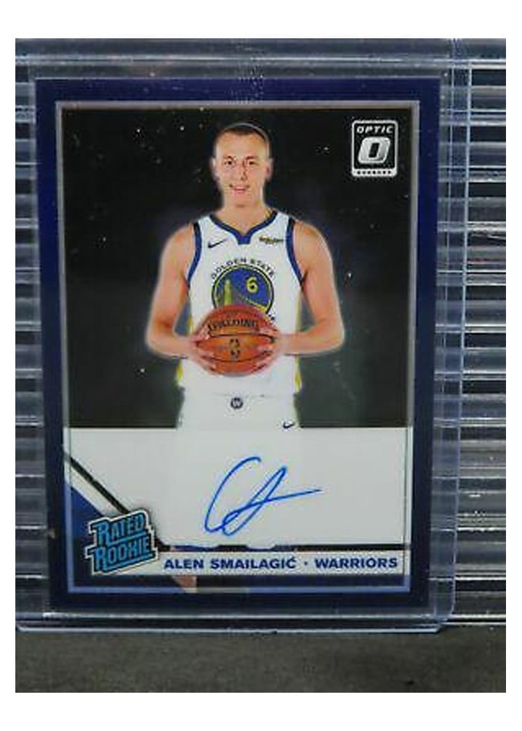 2019-20 Donruss Optic Rated Rookie Signatures Alen Smailagic #163 card