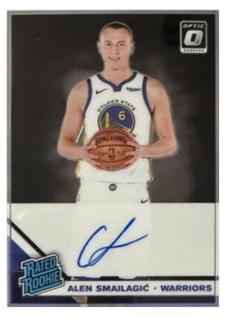 2019-20 Donruss Optic Rated Rookie Signatures Alen Smailagic #163 card