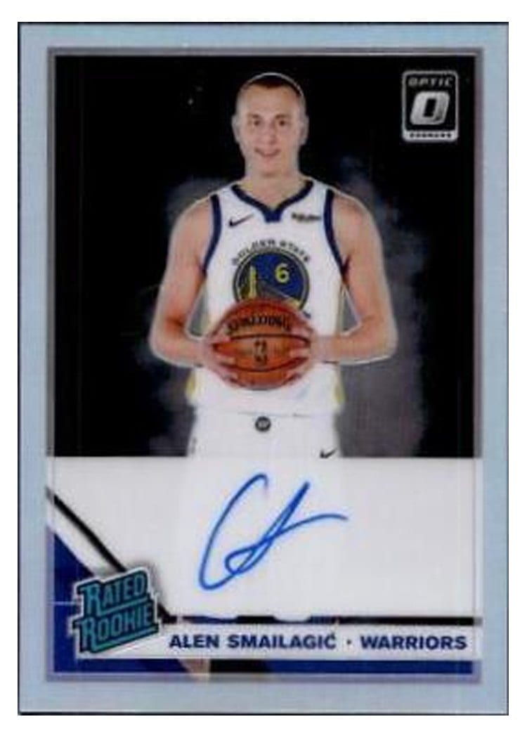 2019-20 Donruss Optic Rated Rookie Signatures Alen Smailagic #163 card