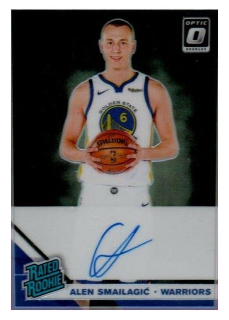 2019-20 Donruss Optic Rated Rookie Signatures Alen Smailagic #163 card