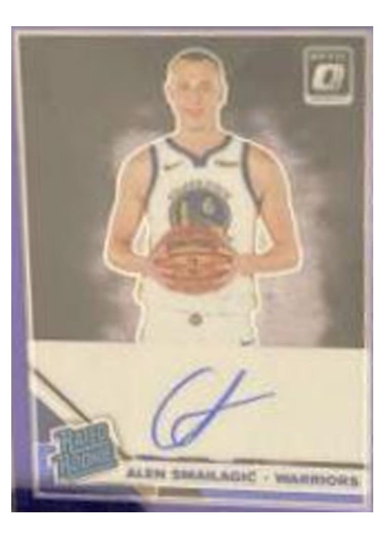 2019-20 Donruss Optic Rated Rookie Signatures Alen Smailagic #163 card
