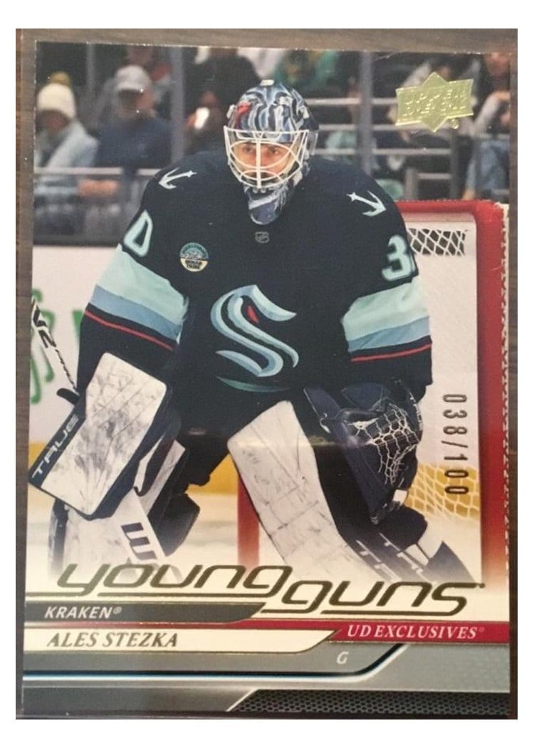 2024-25 Upper Deck Base Set Ales Stezka #725 card