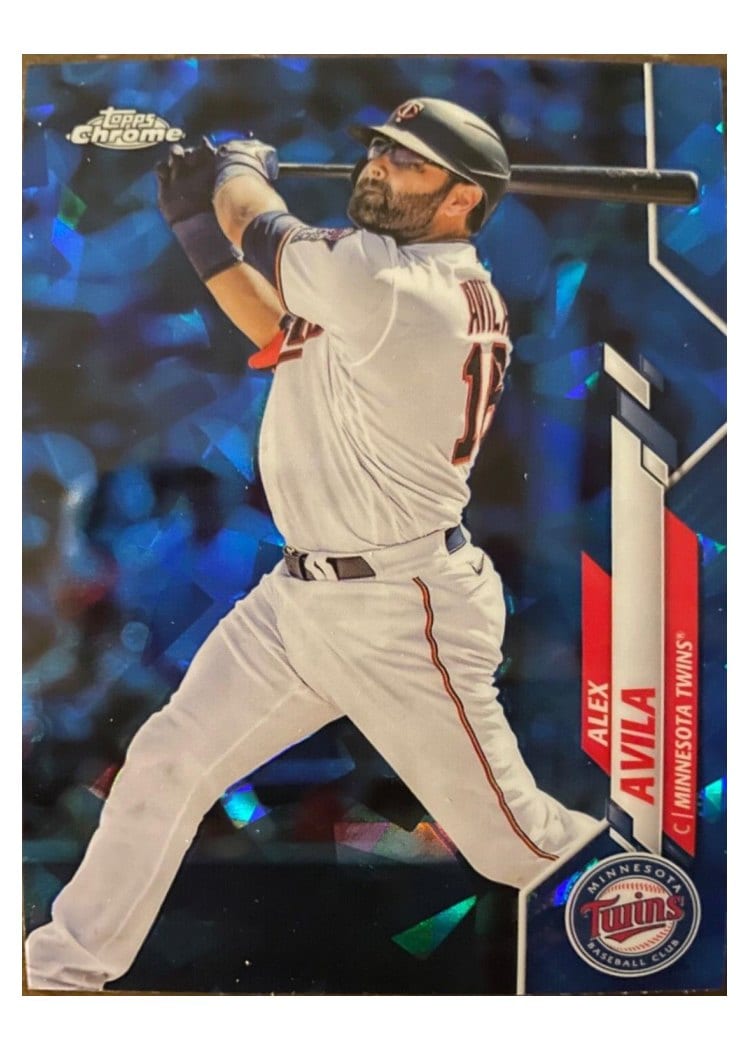 2020 Topps Chrome Update Sapphire Edition Base Set Alex Avila #U-54 card