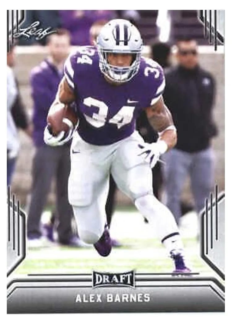 2019 Leaf Draft Alex Barnes #2 card