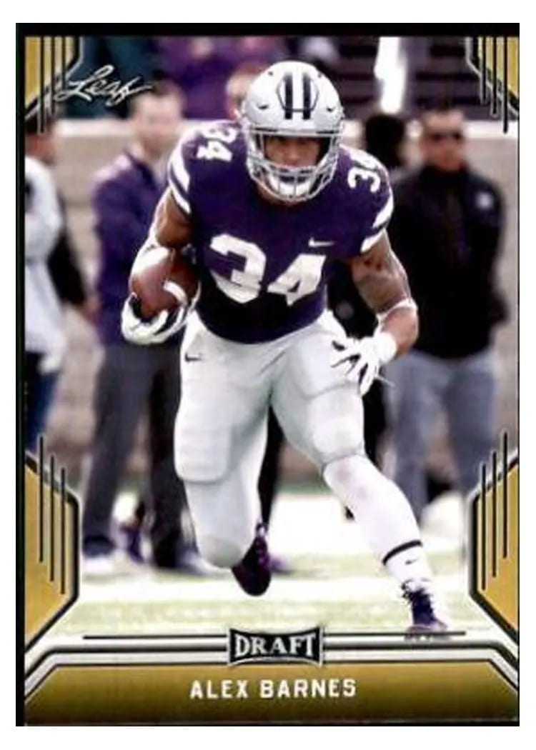 2019 Leaf Draft Alex Barnes #2 card
