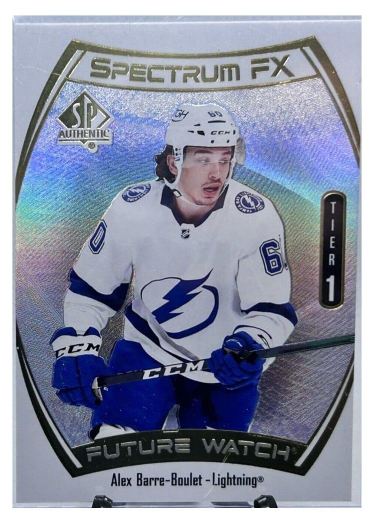 2021-22 SP Authentic Spectrum FX Alex Barre-Boulet #S-55 card