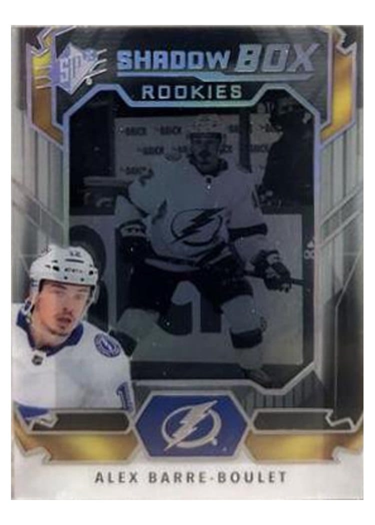 2021-22 Upper Deck The Cup Rookie Masterpiece Printing Plates - SPx Shadow Box Rookies Alex Barre-Boulet #SB-13 card