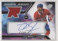 2020-21 SPx Rookie Autograph Jersey Alex Belzile #AB card