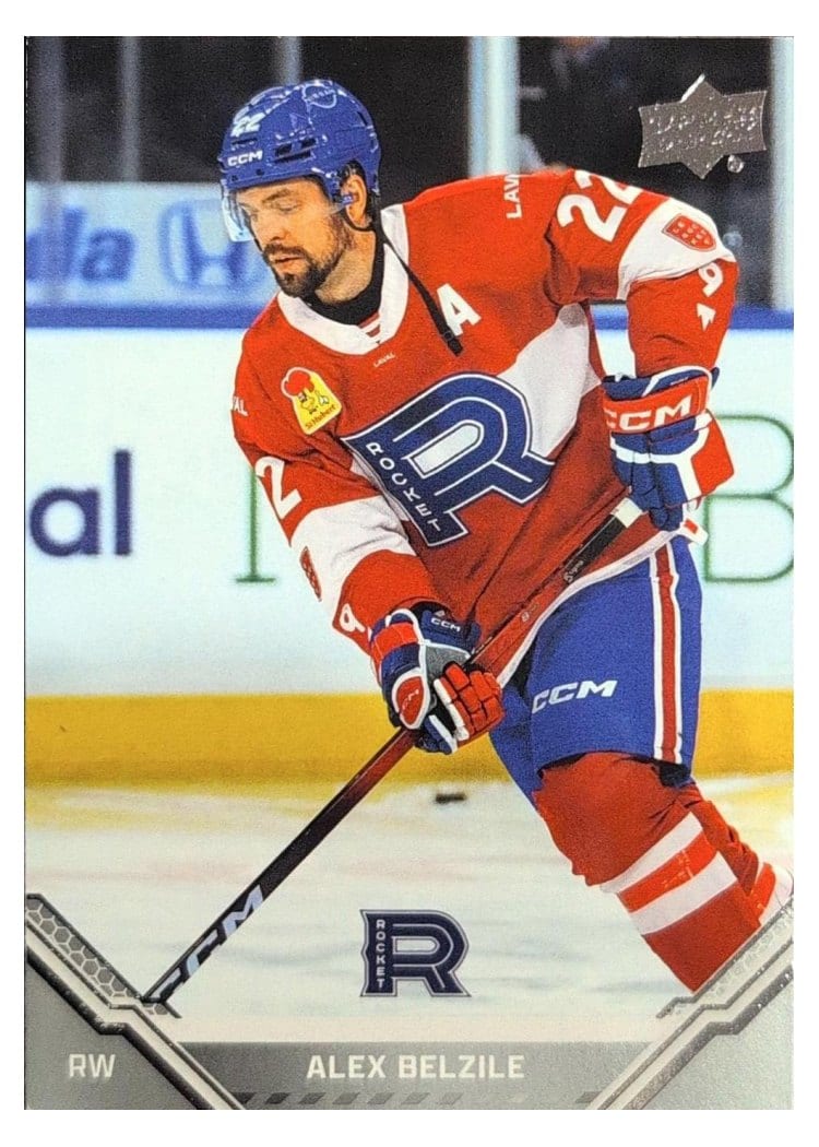 2025-26 Upper Deck AHL Base Set Alex Belzile #54 card
